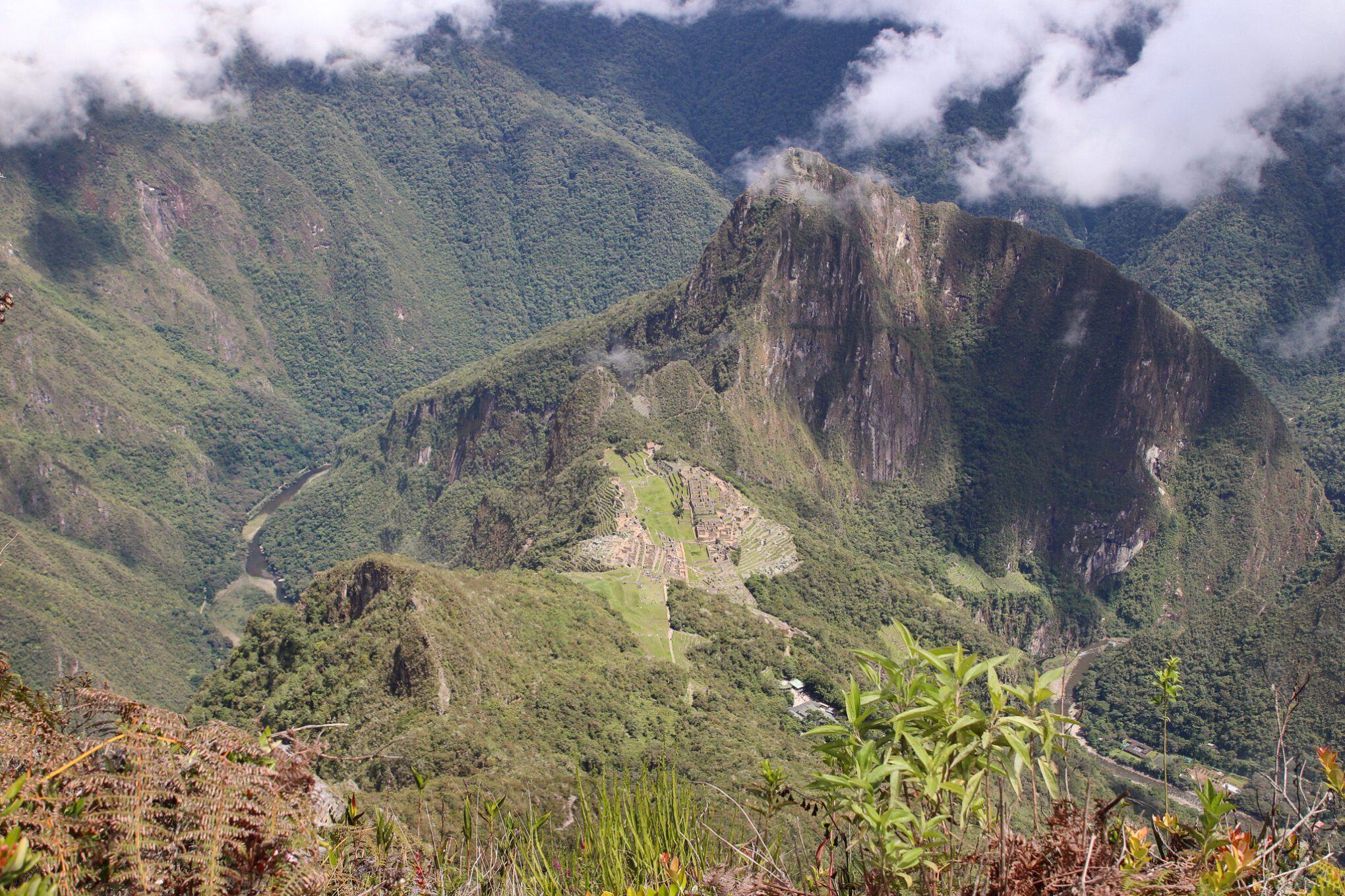 Machu Picchu view from Machu Picchu Mountain