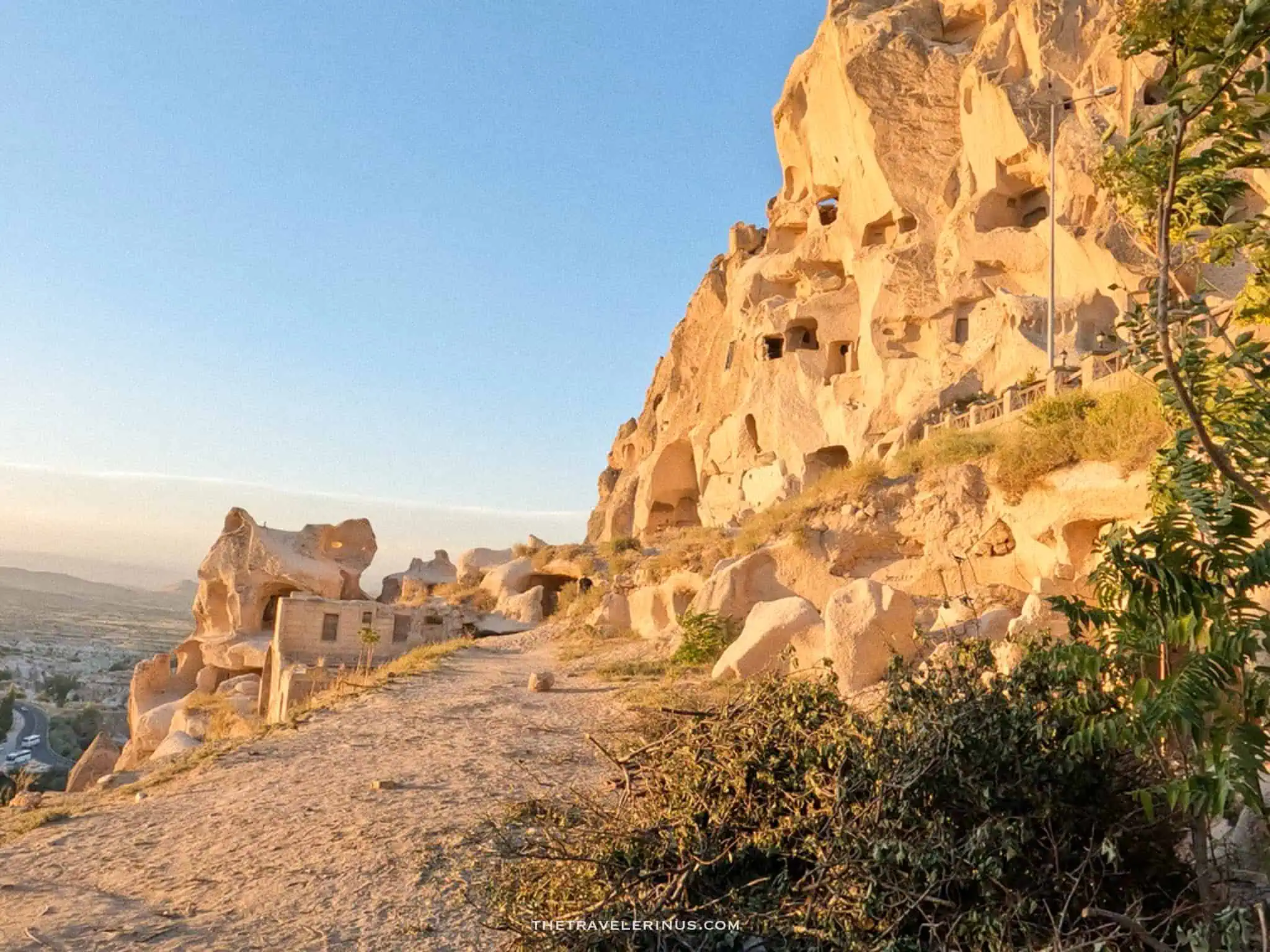 Uchisar Castle , Cappadocia Turkey