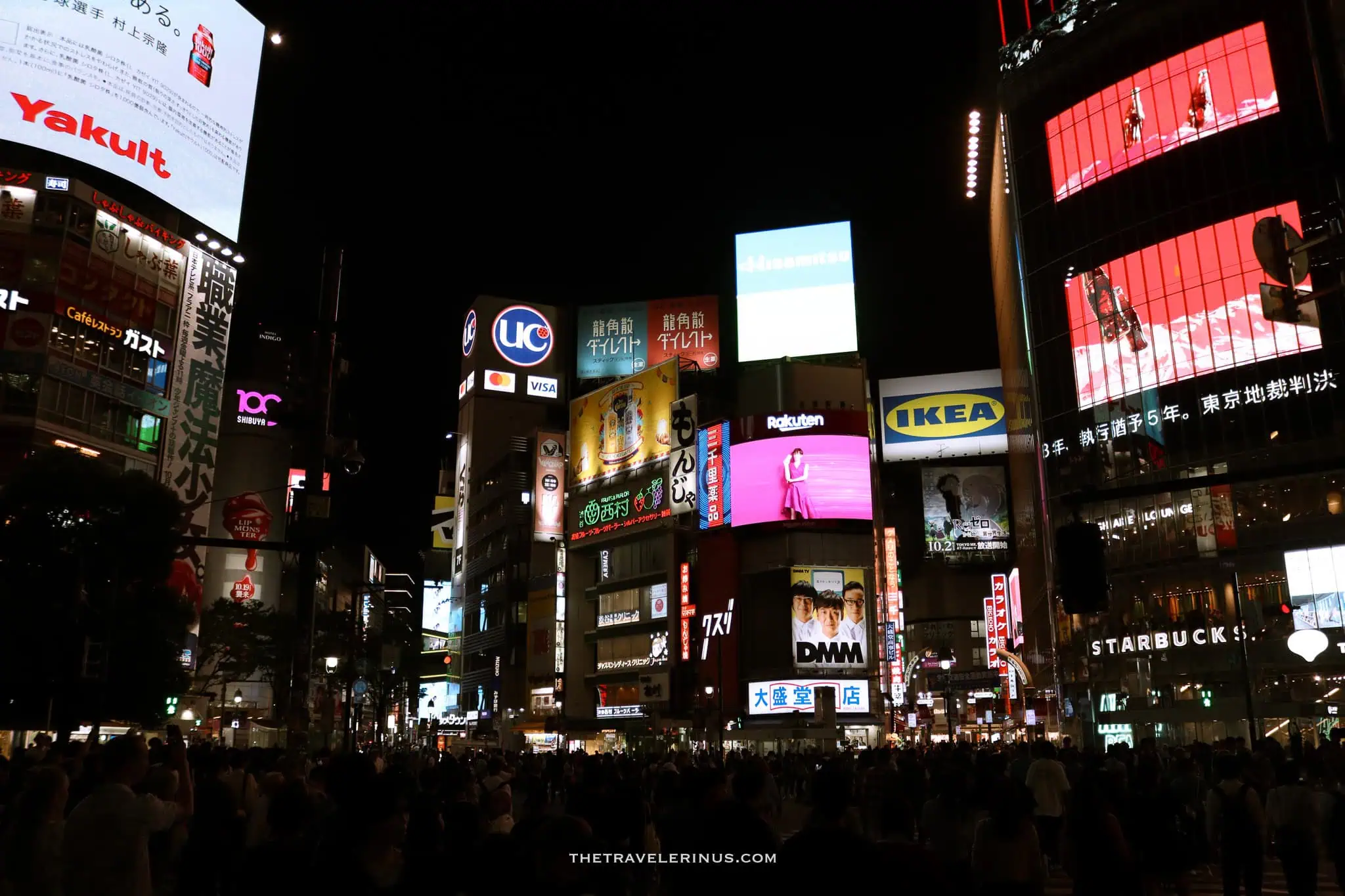Japan, Tokyo. Shibuya at night