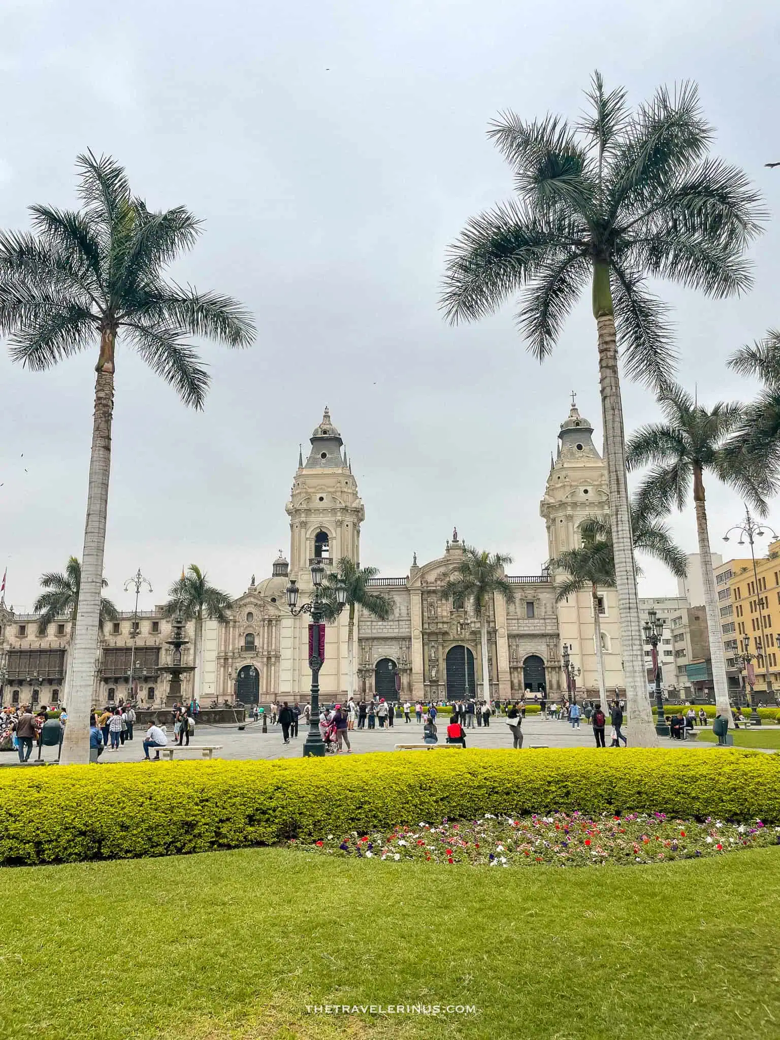 church in historic center lima Peru