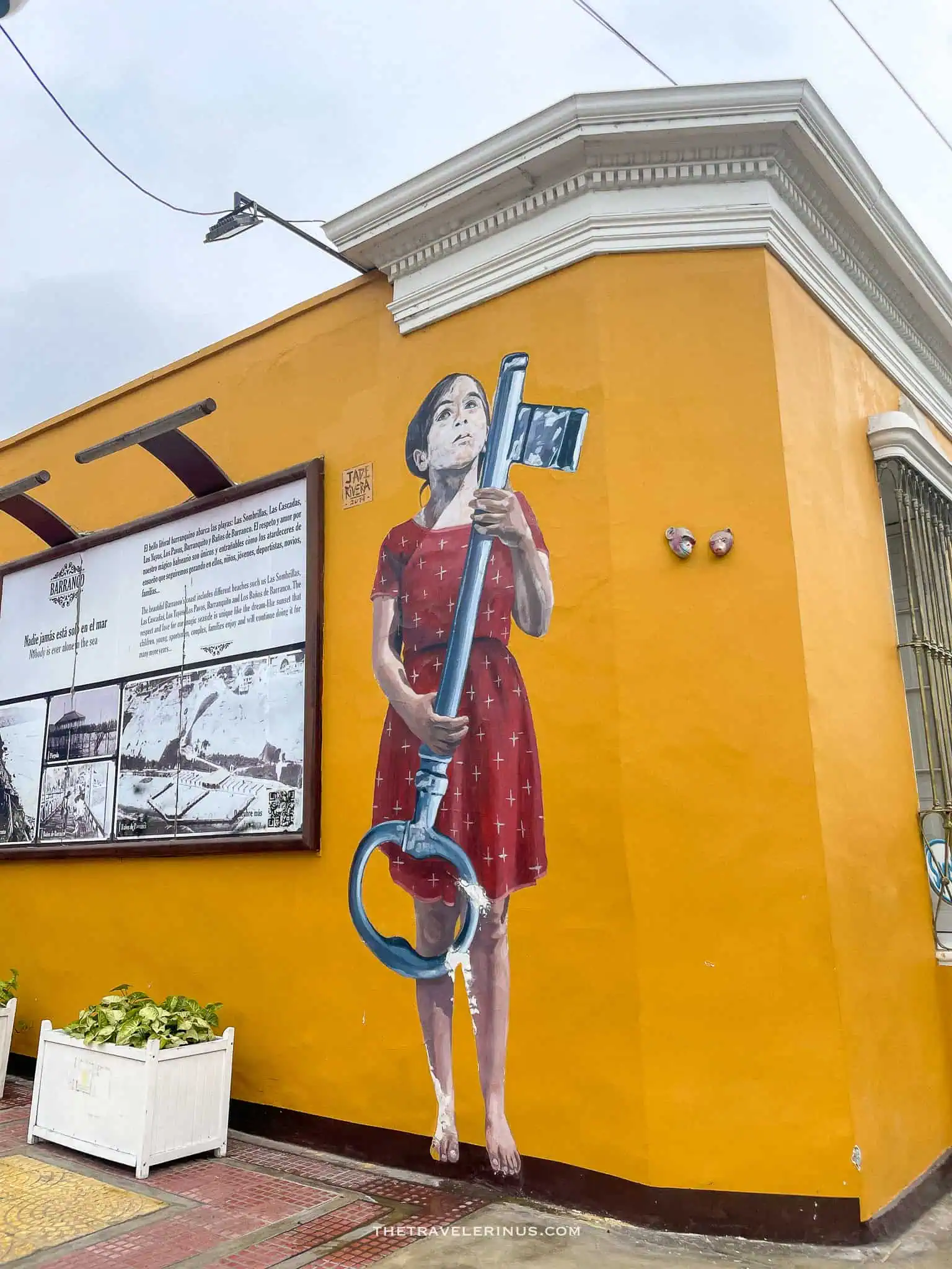 Mural in Barranco Lima Peru