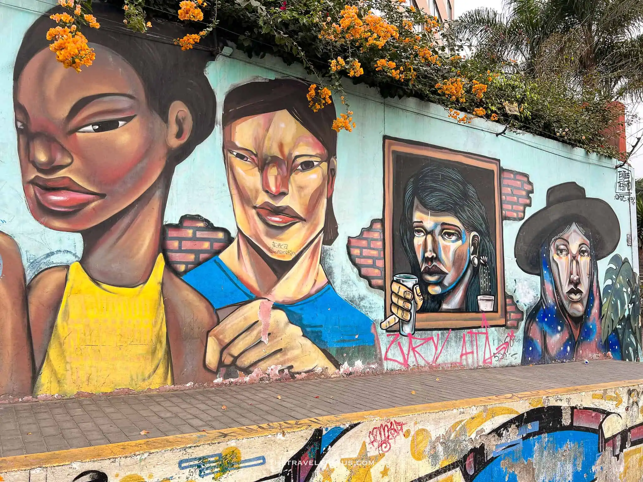 Mural in Lima Peru