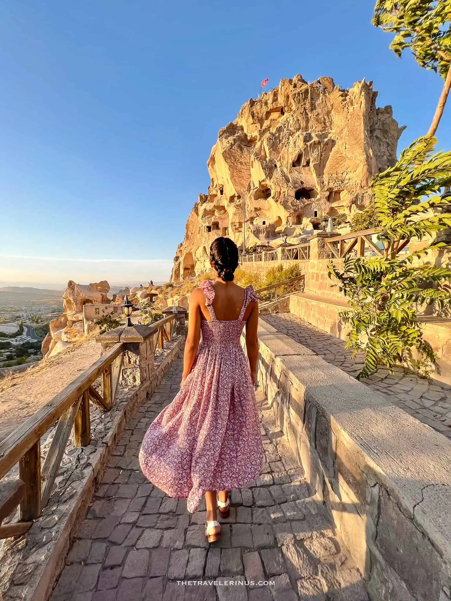 Uchisar Castle in Cappadocia 