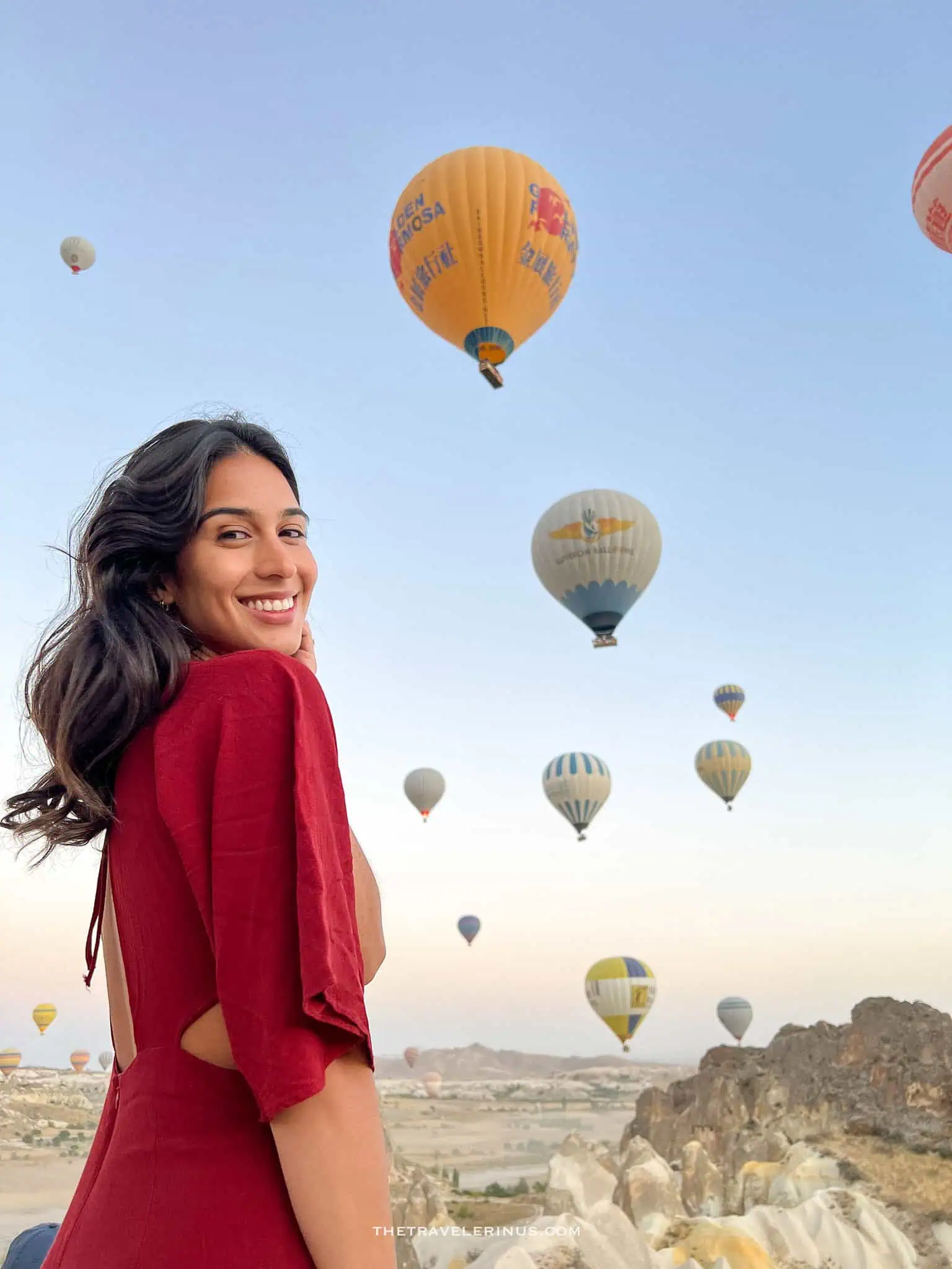 Hot air balloons in Cappadocia 
