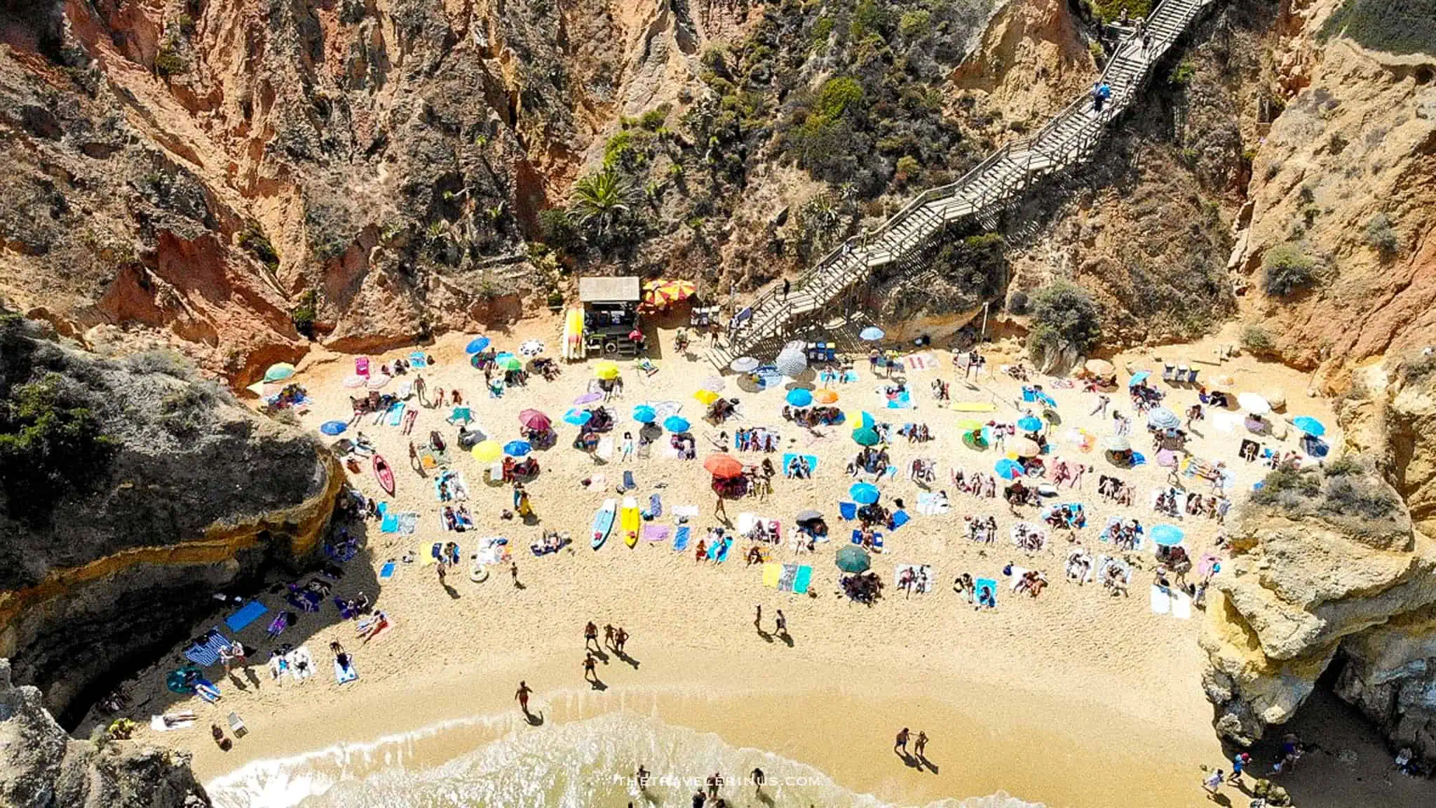 picture of a beach in Portugal from the blog post Top 10 Essential Tips for Americans Traveling Abroad in 2025