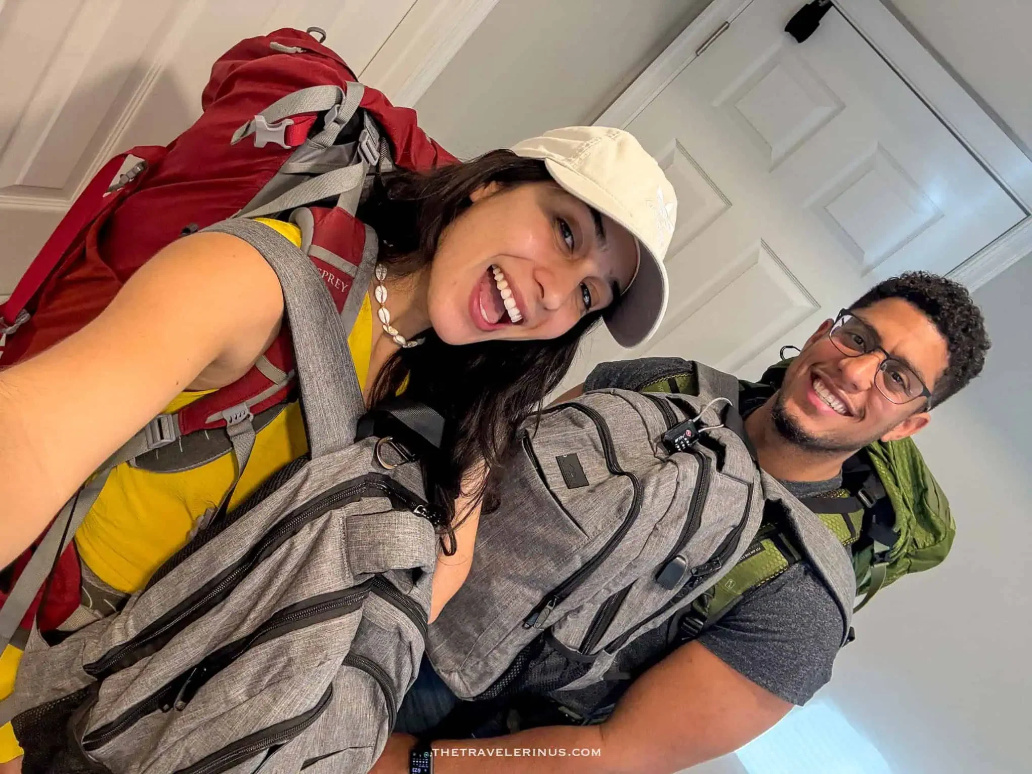 Full-time travel with backpacks