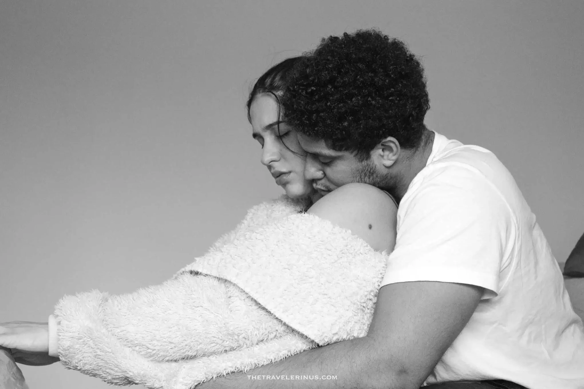 laboring at our home birth